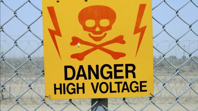 Danger - high voltage